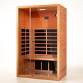Infrared Sauna Built for Home Wellness, Extendable Design, 6 Carbon Heaters, Hemlock Wood, Low EMF