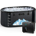 Cold Plunge Tub Designed for Recovery, 248 Gallon Capacity, 1 HP Chiller, Water Treatment Kit